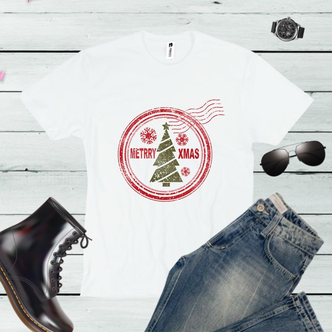 Tricou barbati METRRY XMAS
