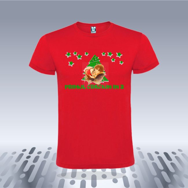 Tricou bărbați PRIMUL CRĂCIUN ÎN 2