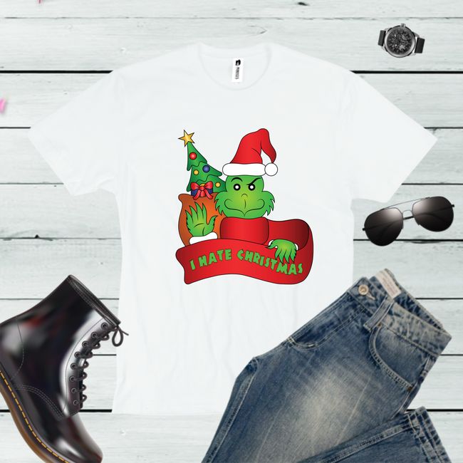 Tricou barbati I HATE CHRISTMAS
