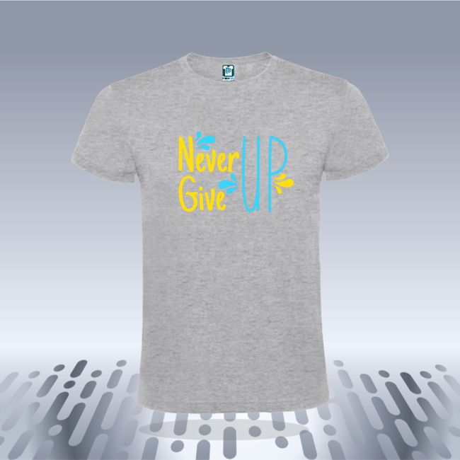 Tricou barbati NEVER GIVE UP