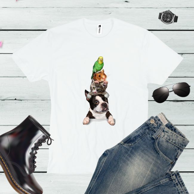 Tricou barbati PET FAMILY