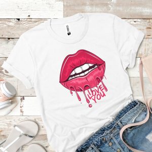 Tricou dama I LOVE YOU