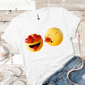 Tricou dama LOVING EMOJI