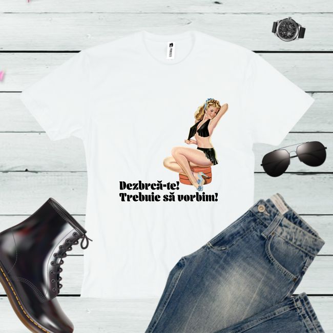 Tricou barbati DEZBRACA-TE RETRO