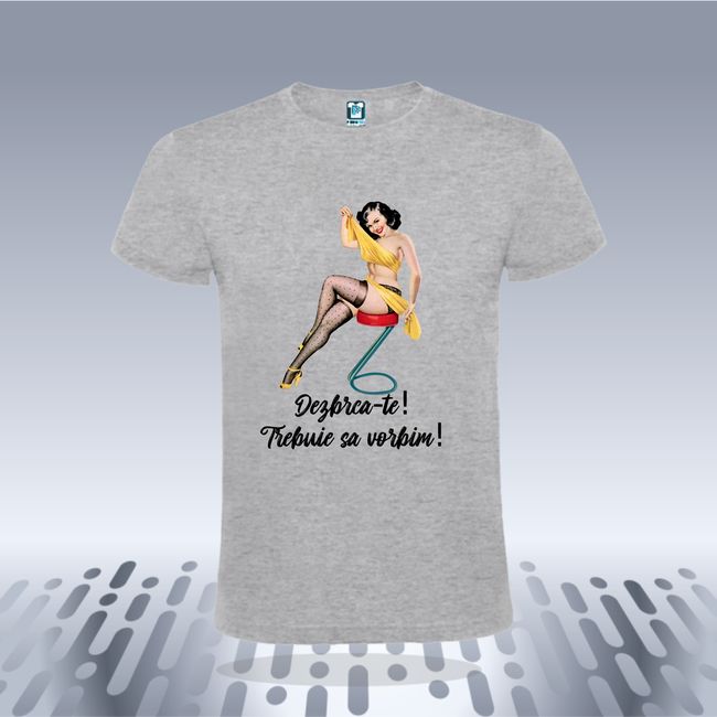 Tricou barbati DEZBRACA-TE RETRO GIRL