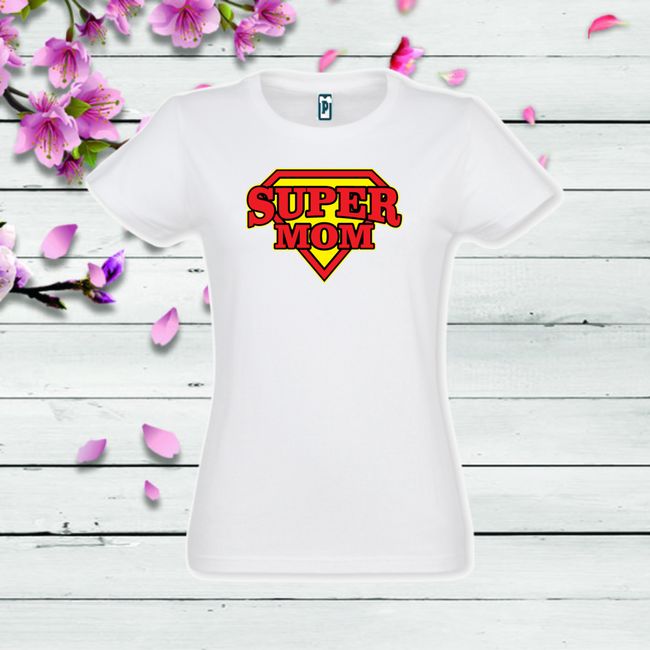 Tricou dama SUPER MOM