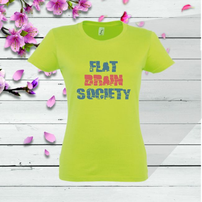 Tricou dama FLAT BRAIN SOCIETY
