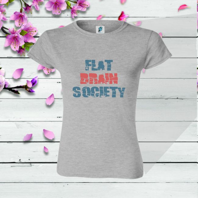 Tricou dama FLAT BRAIN SOCIETY