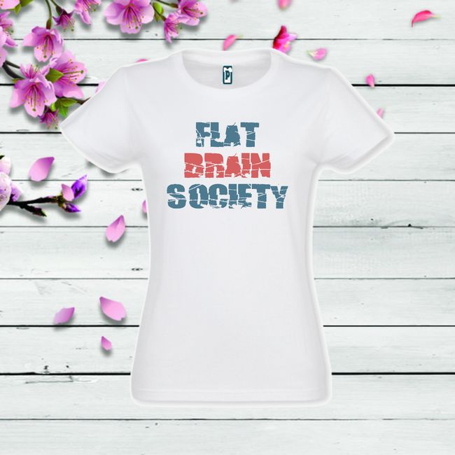 Tricou dama FLAT BRAIN SOCIETY
