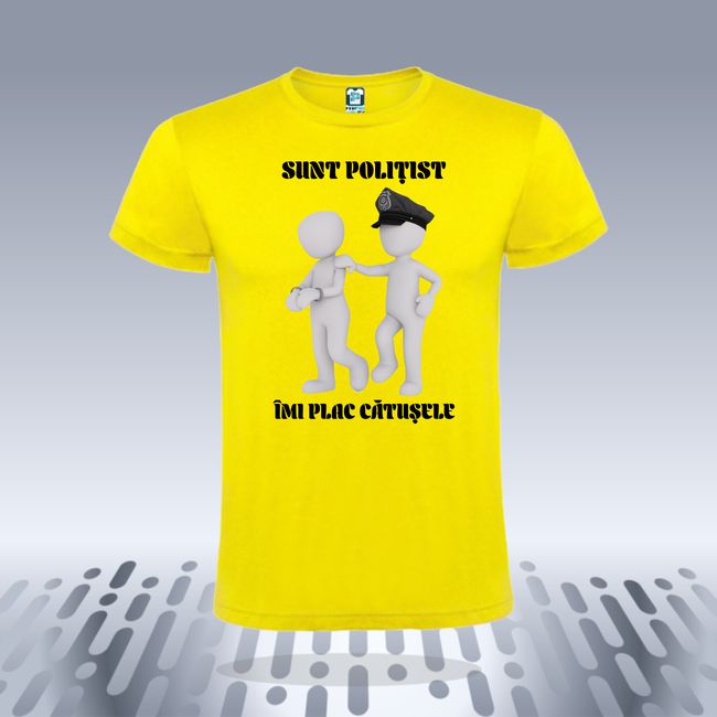 Tricou barbati POLITIST