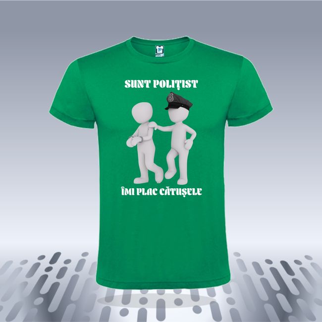 Tricou barbati POLITIST