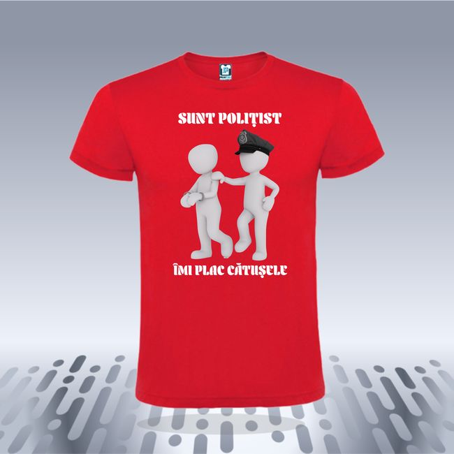 Tricou barbati POLITIST