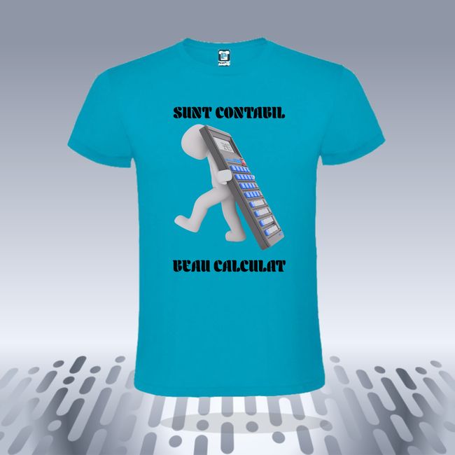 Tricou barbati CONTABIL CALCULAT