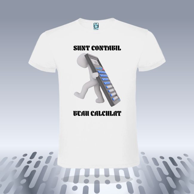 Tricou barbati CONTABIL CALCULAT