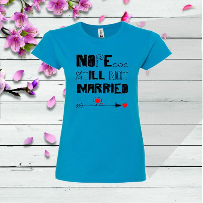 Tricou dama NOT MARIED