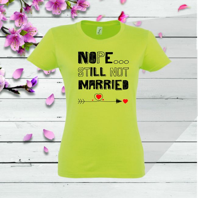 Tricou dama NOT MARIED