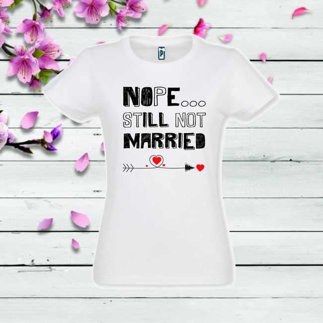 Tricou dama NOT MARIED