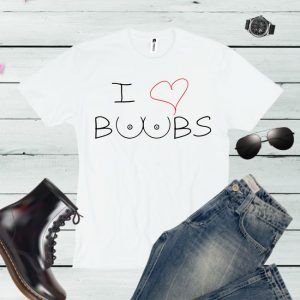 Tricou barbati LOVE BOOBS