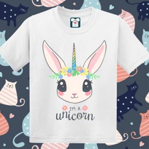 Tricou damă - Rabbit unicorn