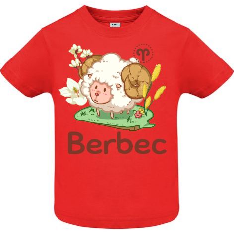 Tricou copii - Berbec - Roșu