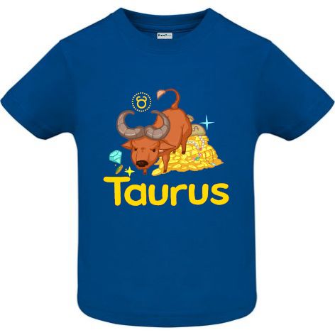 Tricou copii - Taurus - Albastru