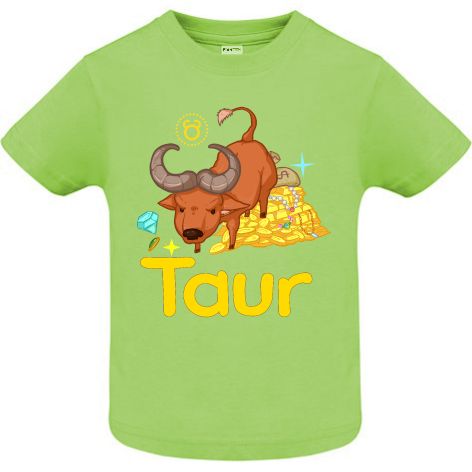 Tricou copii - Taur - Verde Tricou copii - Taur - Verde