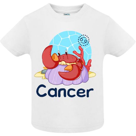 Tricou copii - Cancer - Alb