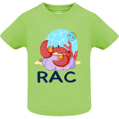 Tricou copii - Rac - Verde