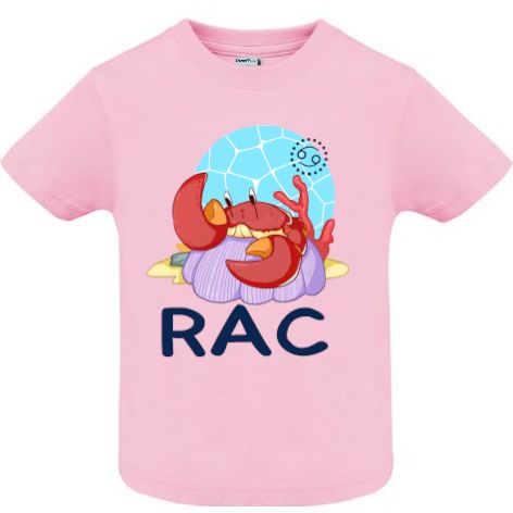 Tricou copii - Rac - Roz
