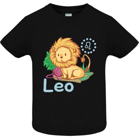 Tricou copii - Leo - Negru