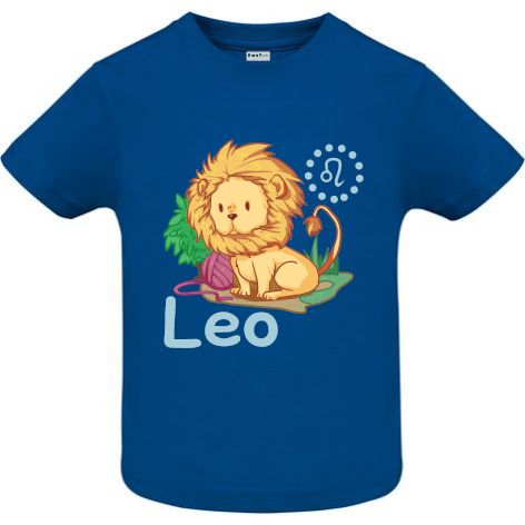 Tricou copii - Leo - Albastru