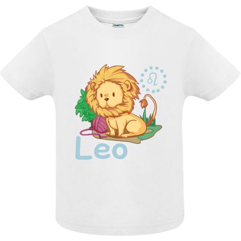 Tricou copii - Leo - Alb