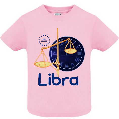 Tricou copii - Libra - Roz