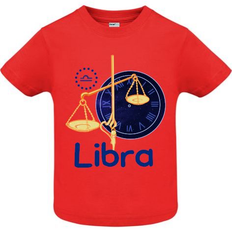 Tricou copii - Libra - Roșu