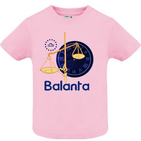Tricou copii - Balanta - Roz