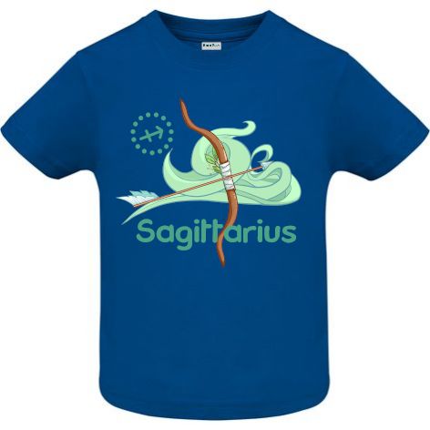 Tricou copii - Sagittarius - Albastru