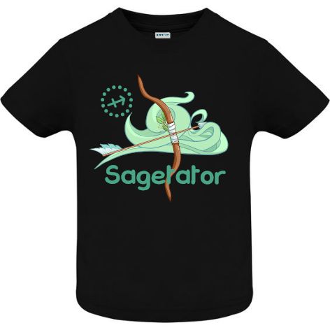 Tricou copii - Sagetator - Negru