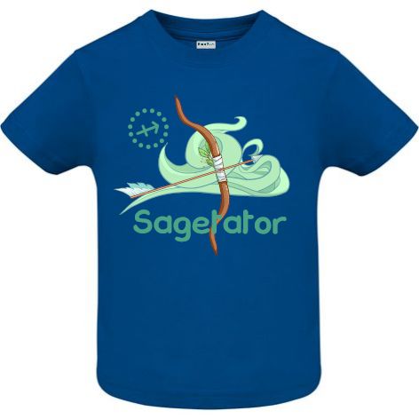 Tricou copii - Sagetator - Albastru