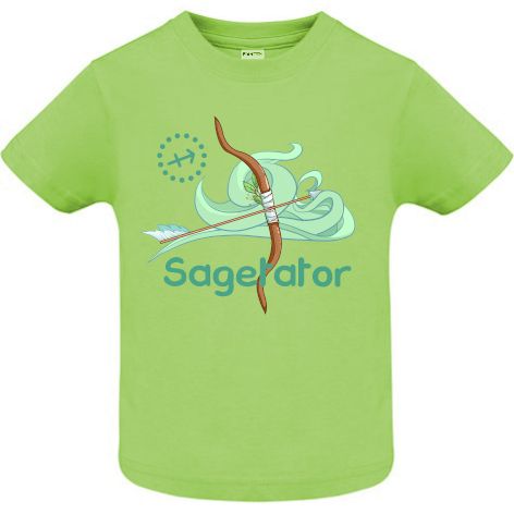 Tricou copii - Sagetator - Verde