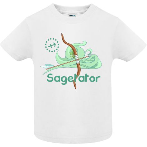 Tricou copii - Sagetator - Alb