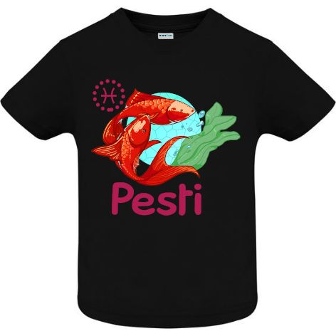 Tricou copii - Pesti - Negru