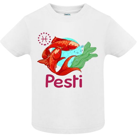 Tricou copii - Pesti - Alb