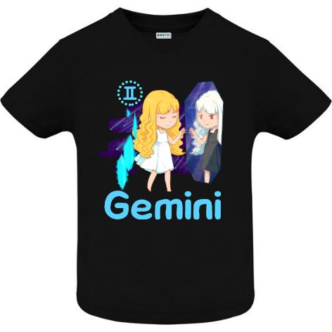 Tricou copii - Gemini - Negru