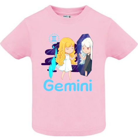 Tricou copii - Gemini - Roz