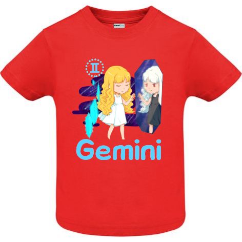 Tricou copii - Gemini - Roșu