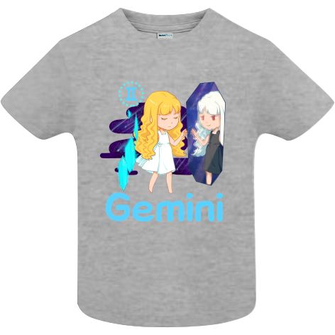 Tricou copii - Gemini - Gri sport