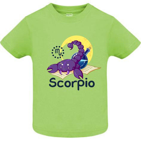 Tricou copii - Scorpio - Verde