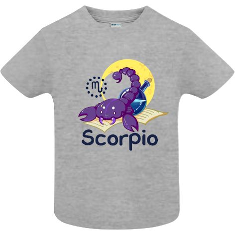 Tricou copii - Scorpio - Gri sport