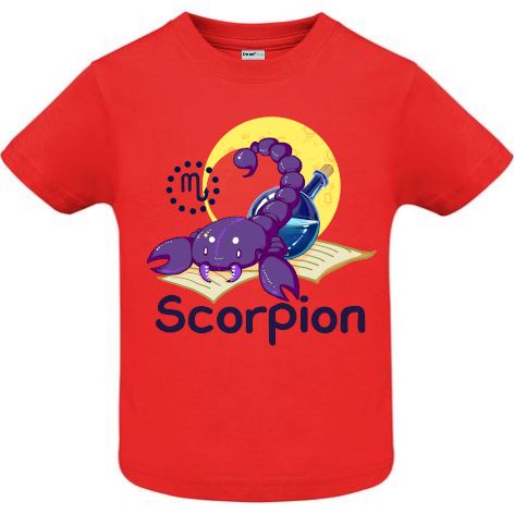 Tricou copii - Scorpion - Roșu