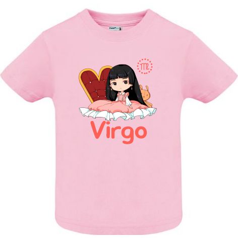 Tricou copii - Virgo - Roz